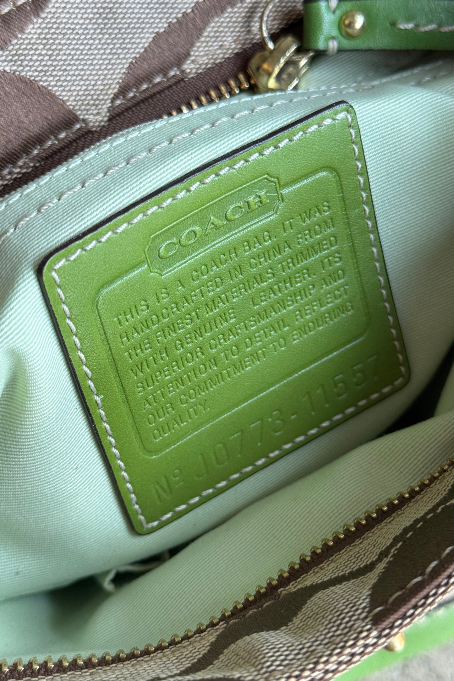 Coach Madeline Hampton Signature Bag