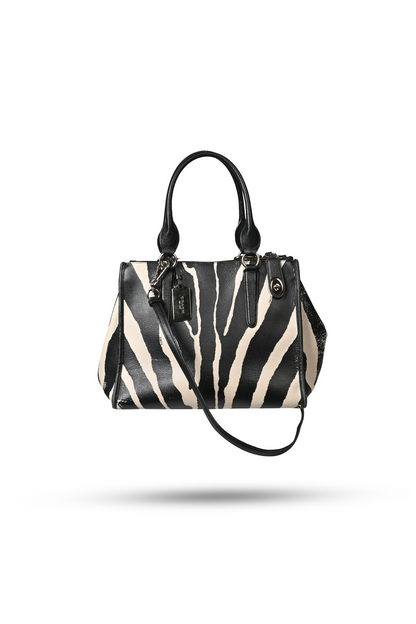 Coach Zebra Print Shoulder Bag