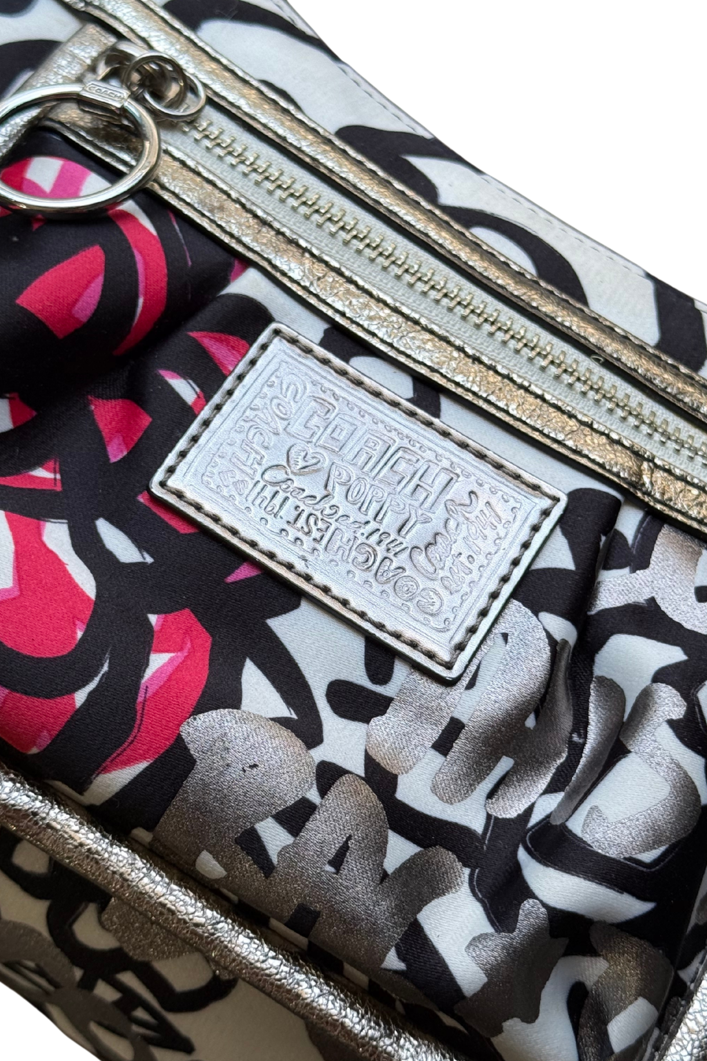 Coach Mini Poppy Groovy Floral Graffiti 2Way Bag