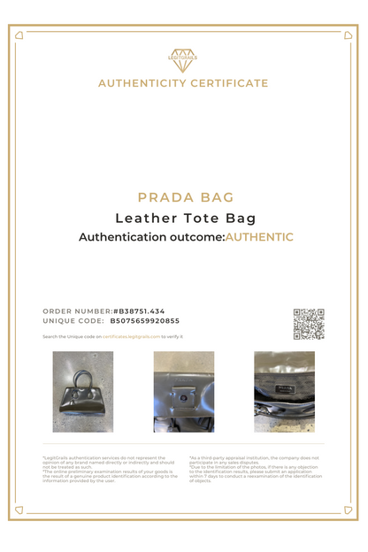 Prada Leather Tote Bag
