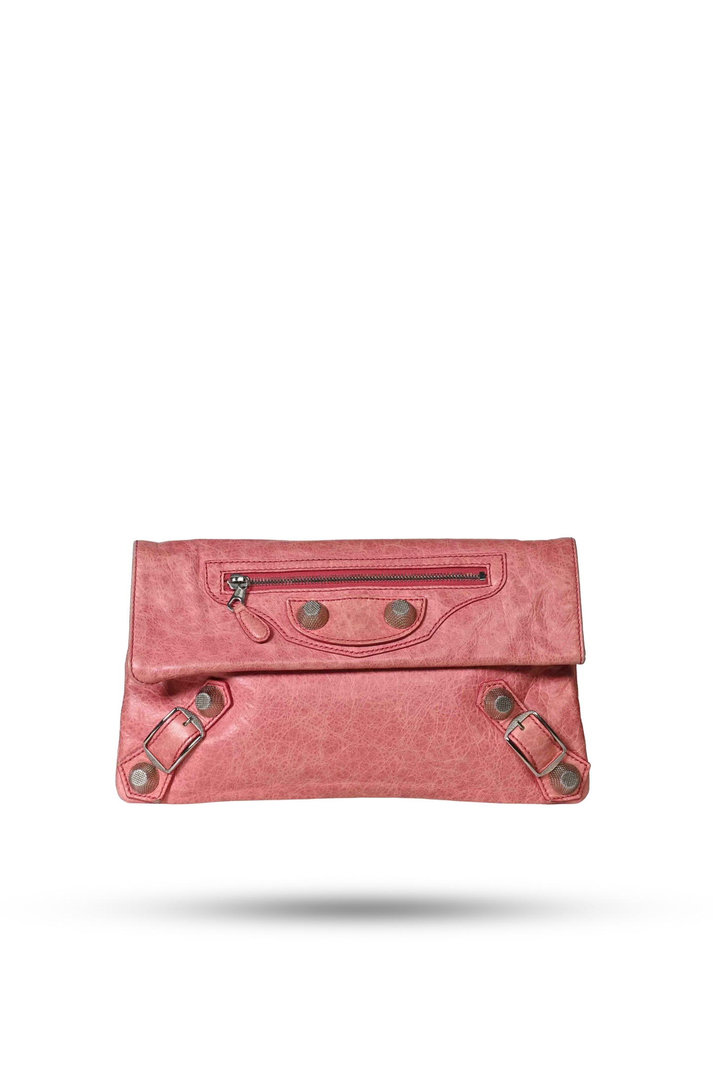 Balenciaga Pink Envelope Clutch