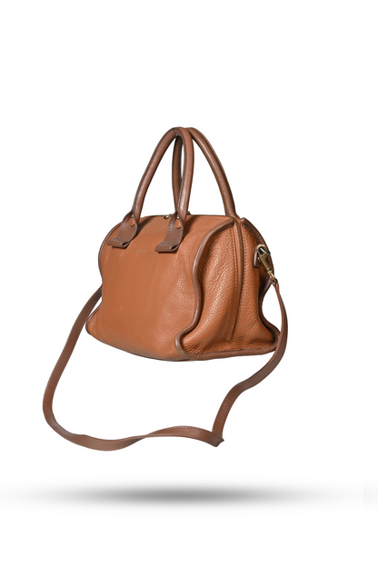 See by Chloe Brown Leather Bag