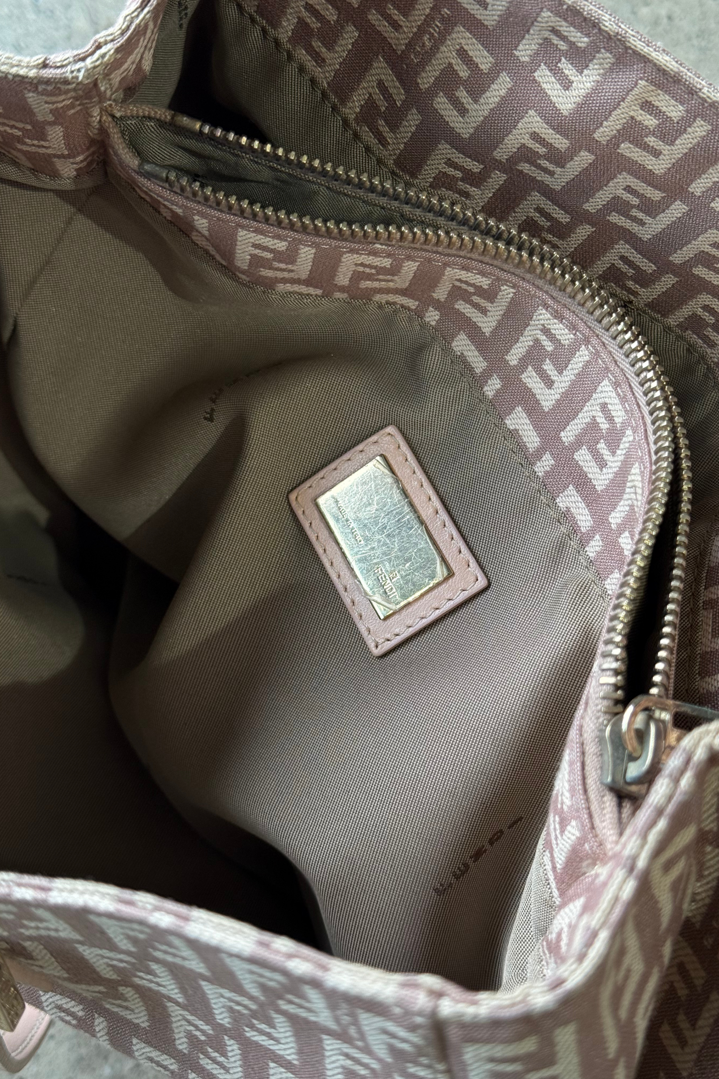 Fendi Zucchino Tote Bag
