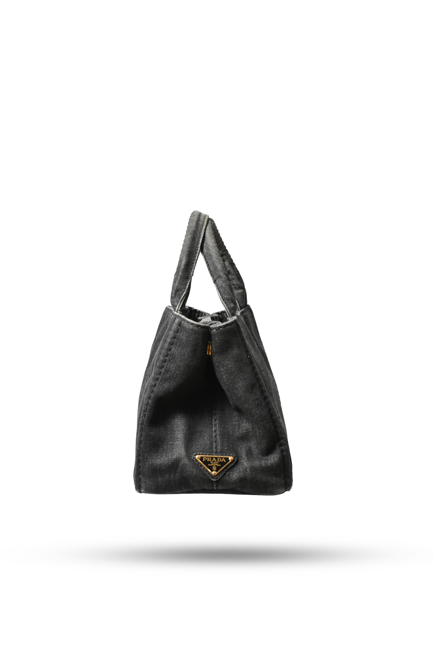 (PRE-ORDER) Prada Canapa Washed Black Tote