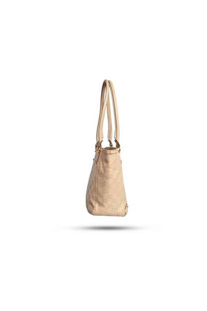 Gucci Ivory Bucket Tote