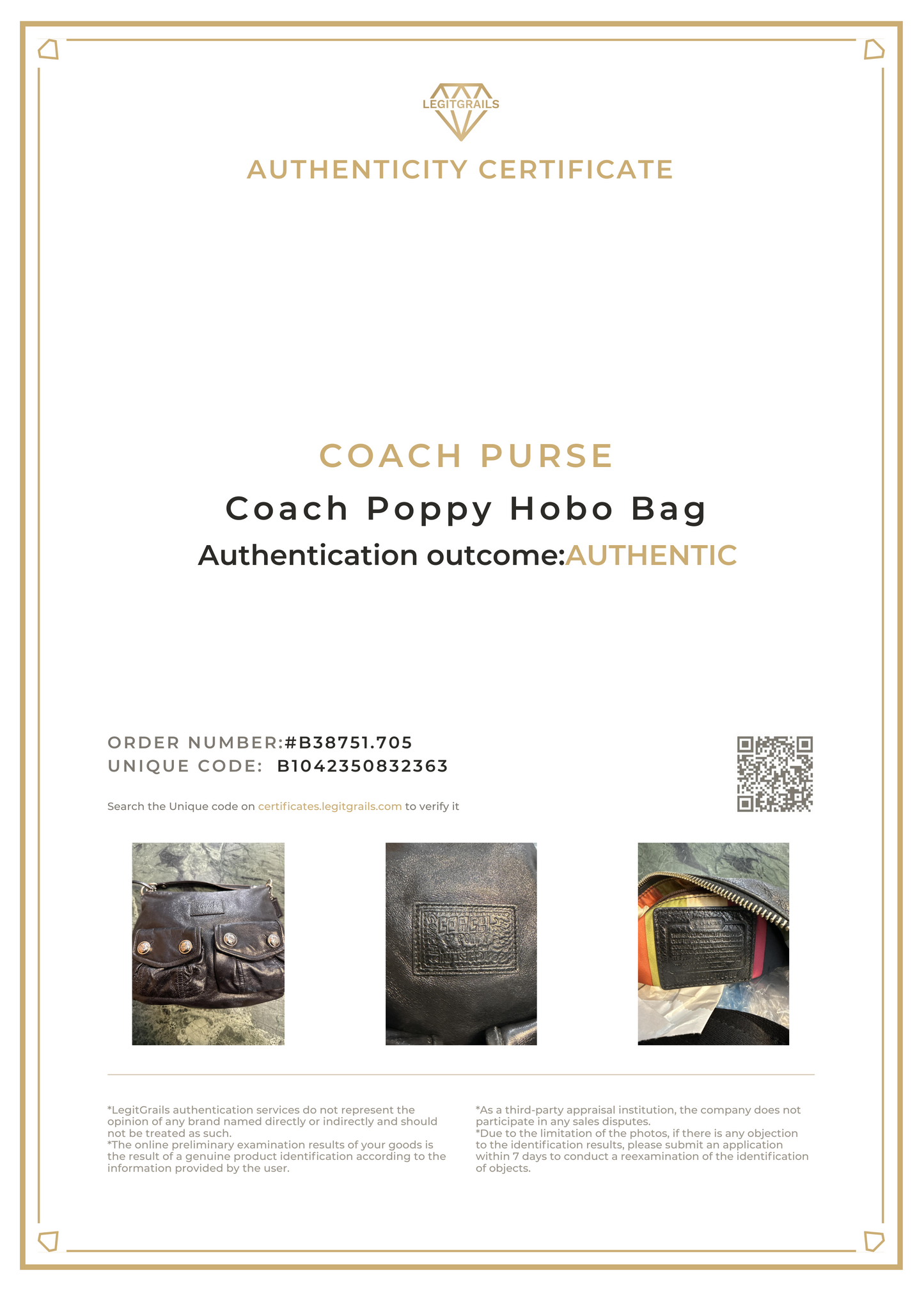 Coach Poppy Hobo Bag