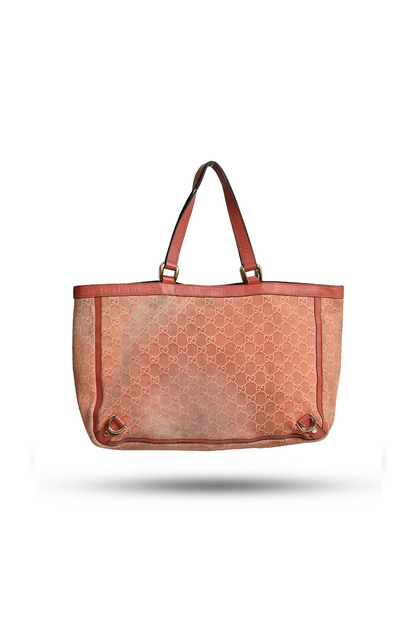 Gucci Abbey D Ring Canvas Tote