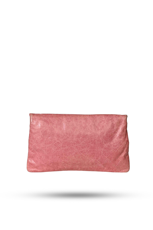 Balenciaga Pink Envelope Clutch