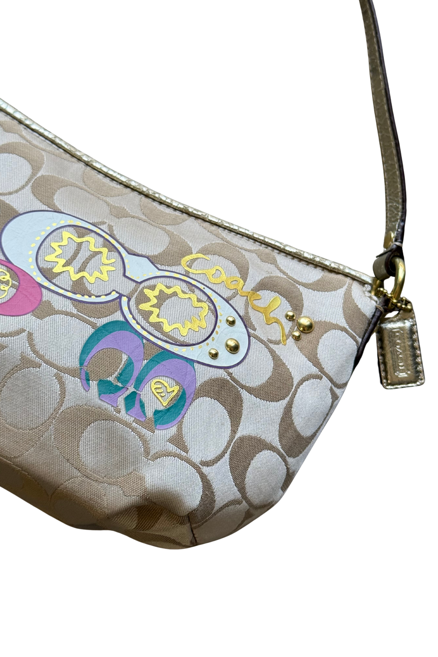 Coach Mini Poppy Applique Bag