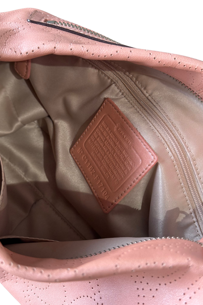Coach Perforated Signature Leather Bag