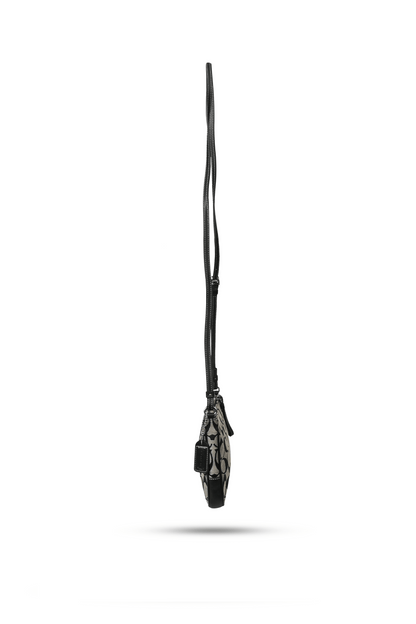 Coach Slim Monogram Black Crossbody Bag