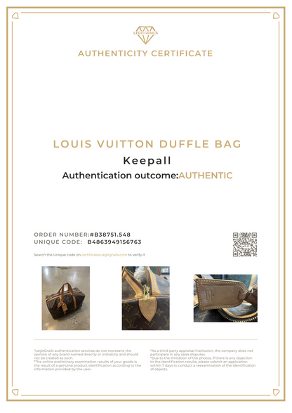 Louis Vuitton Keepall 25