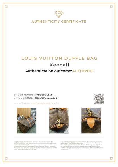 Louis Vuitton Keepall 30