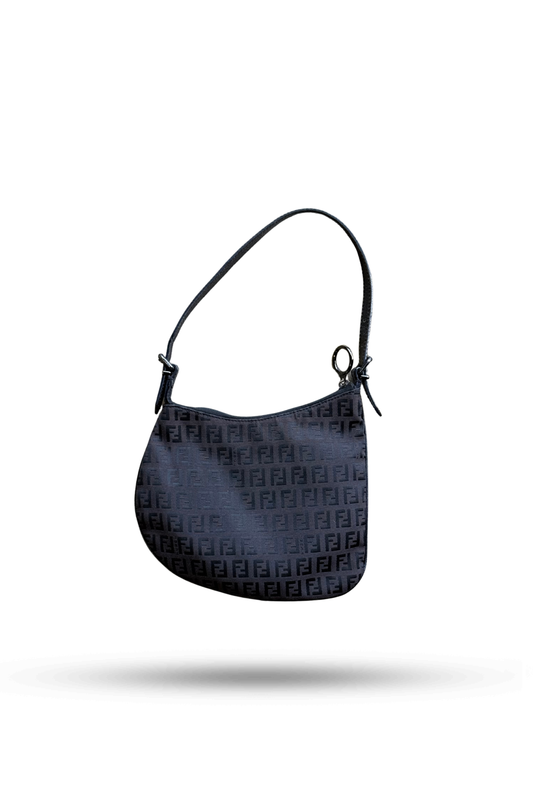 Fendi Zucchino Oyster Shoulder Bag