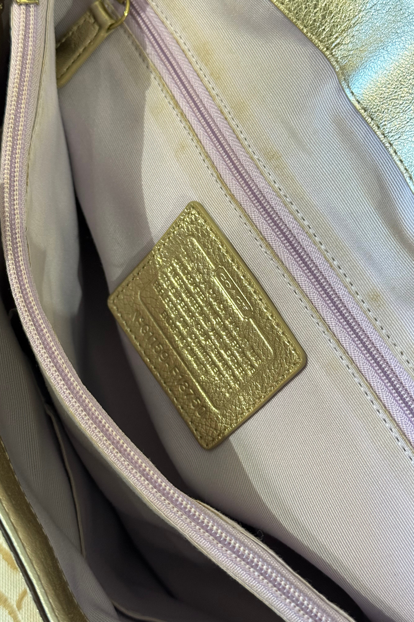 Coach East West Soho Signature Tote Bag