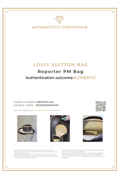 Louis Vuitton Reporter PM Bag