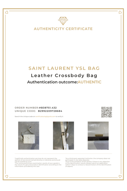 YSL Leather Crossbody Bag