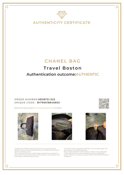Chanel Nylon Travel Boston Bag