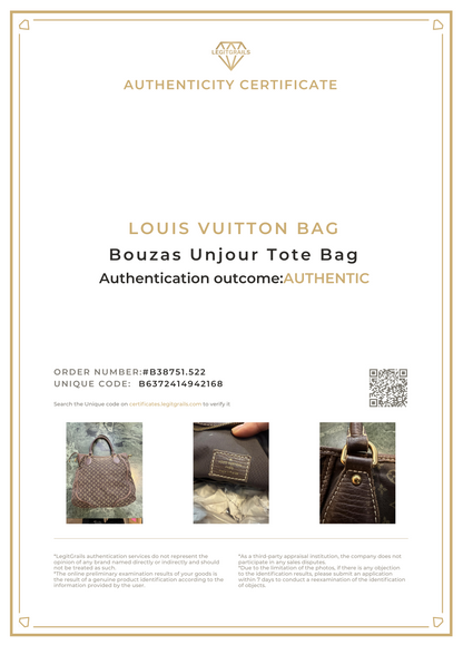 Louis Vuitton Bouzas Unjour Tote Bag