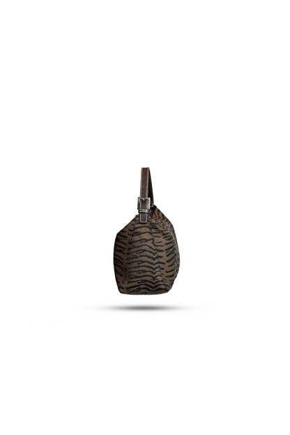 Fendi Canvas Tiger Print Mini Pouchette