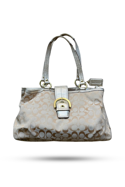 Coach East West Soho Signature Tote Bag
