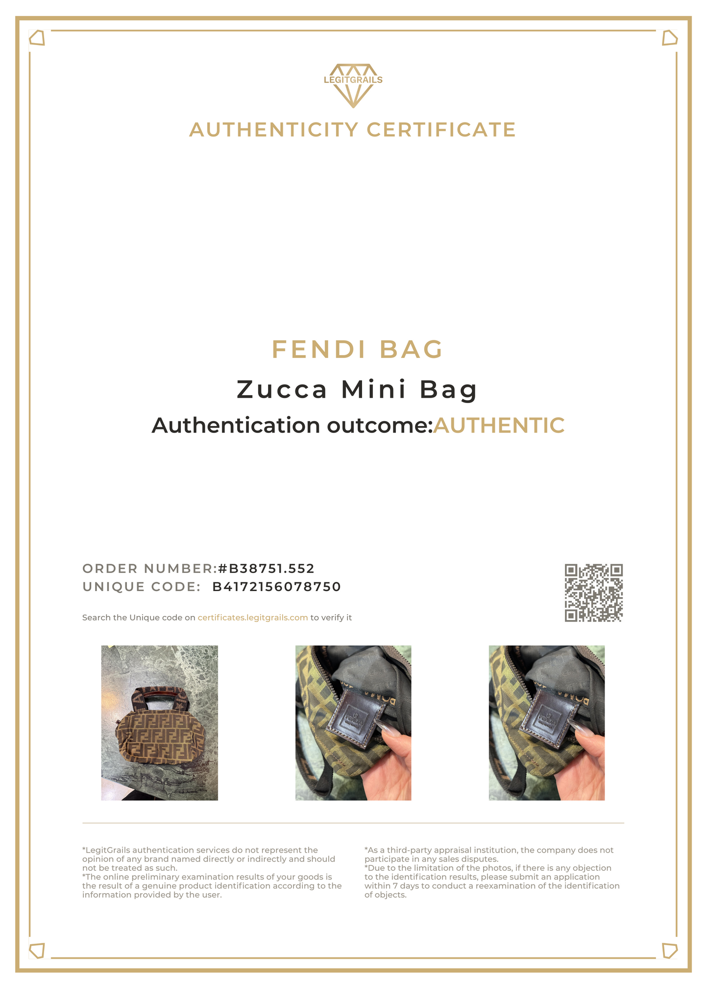 Fendi Zucca Mini Bag