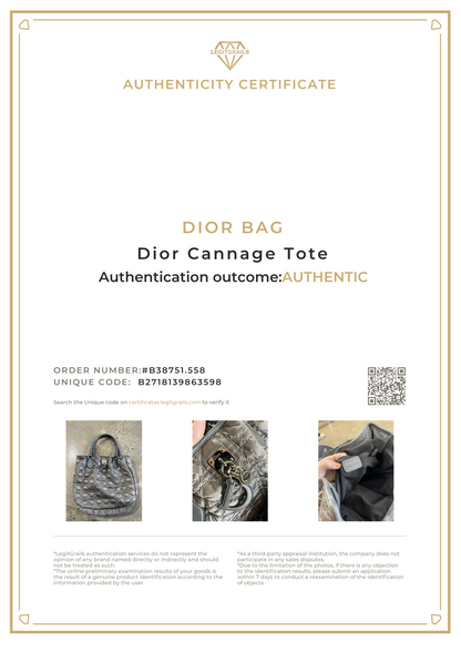 Dior Cannage Tote