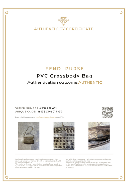 Fendi PVC Crossbody Bag