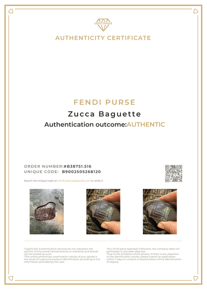 Fendi Zucca Baguette