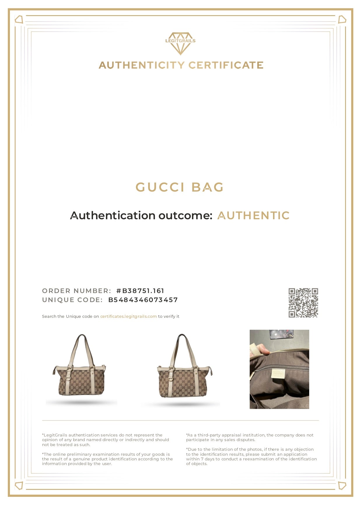 Gucci GG Abbey Mini Cream Tote