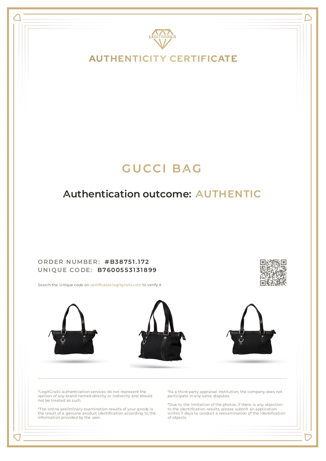 Gucci Black GG Abbey Mini Black Tote