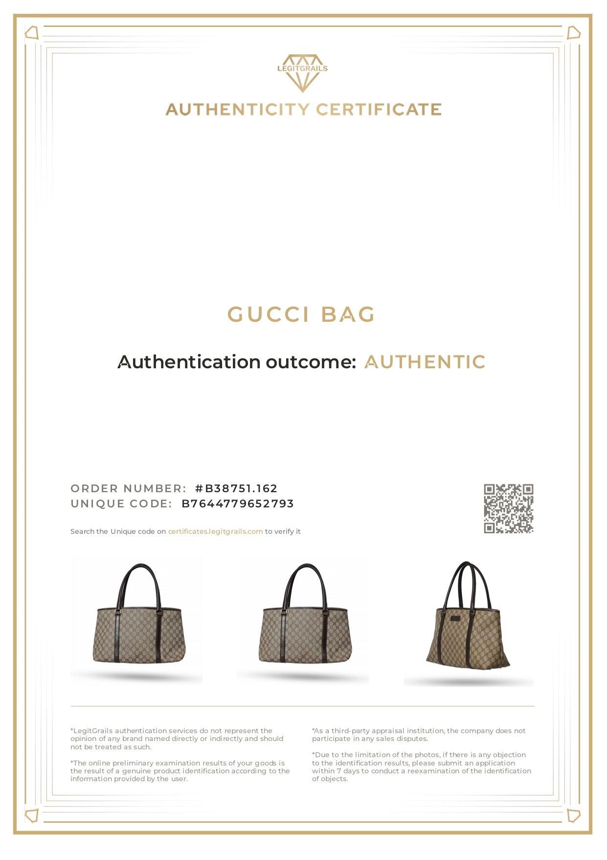 Gucci GG Monogram Medium Joy Brown Tote