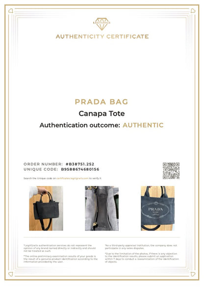 Prada Canapa Tote