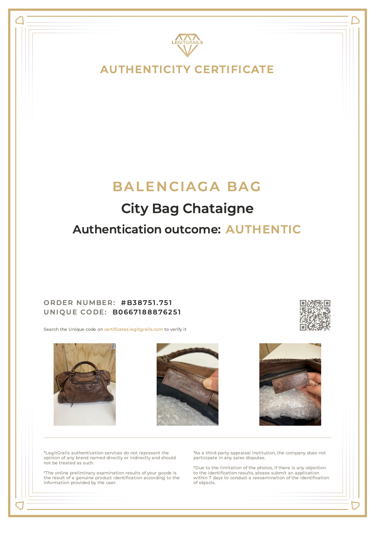 Balenciaga City Bag Chataigne