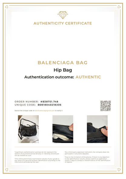 Balenciaga Hip Bag Black