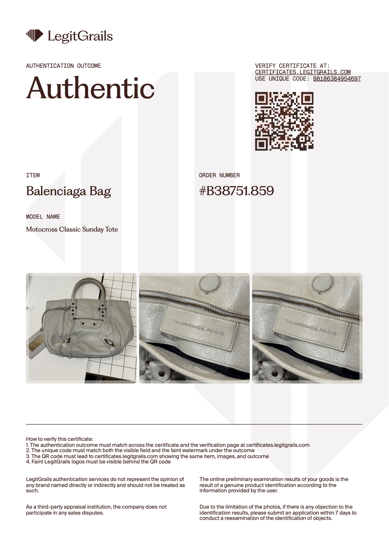 Balenciaga Motocross Classic Sunday Tote