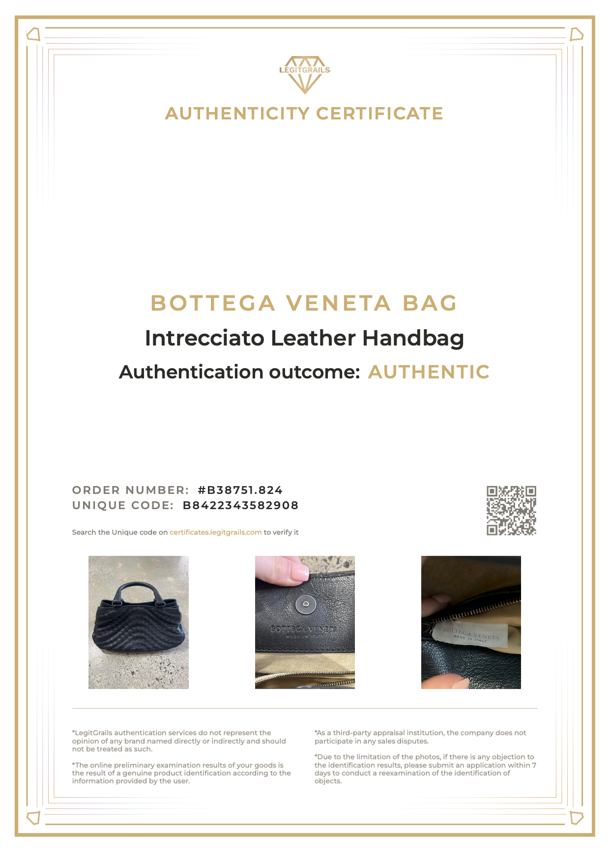 Bottega Veneta Intrecciato Leather Handbag