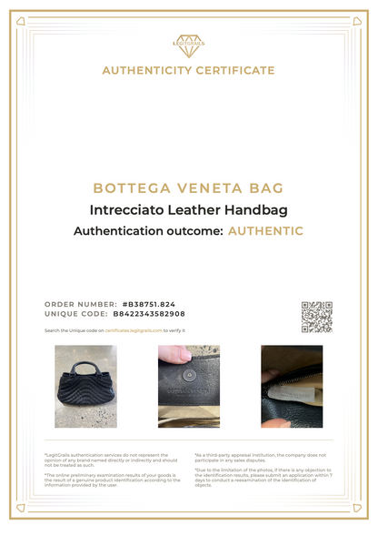 Bottega Veneta Intrecciato Leather Handbag