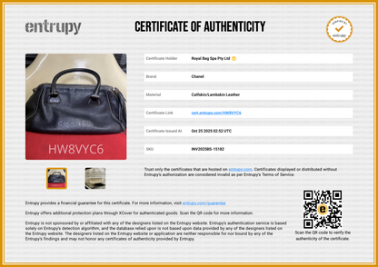 Chanel Embossed Shoulder Tote