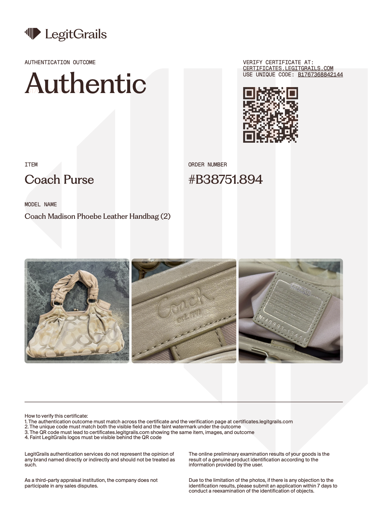 Coach Madison Phoebe Leather Handbag 02