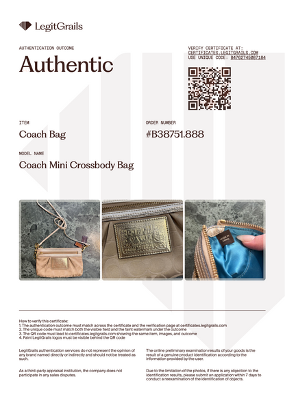 Coach Mini Crossbody Bag