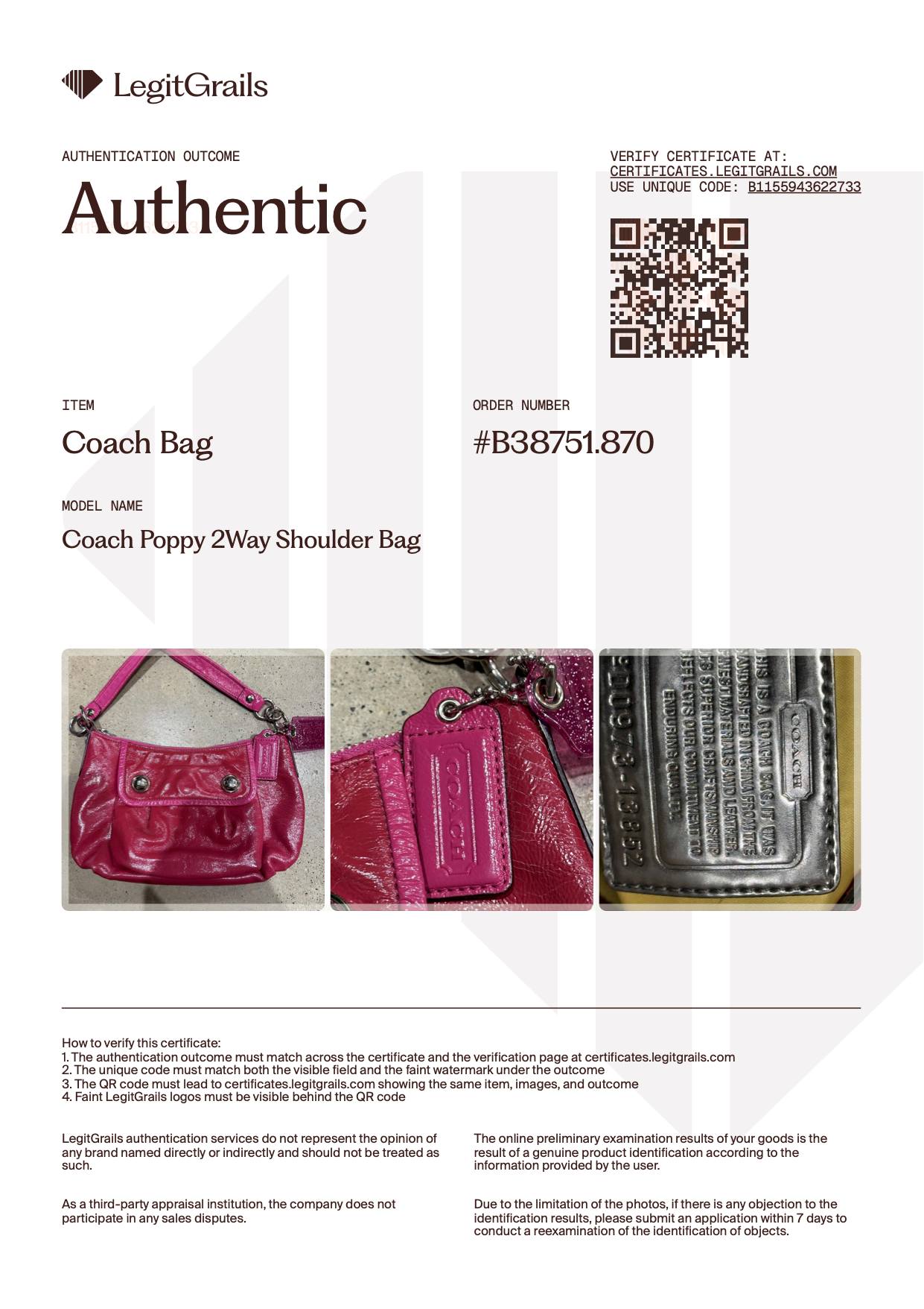 Coach Mini Poppy Groovy 2Way Bag