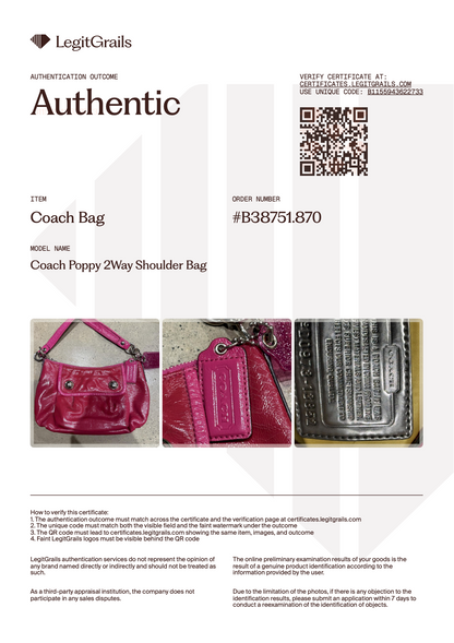 Coach Mini Poppy Groovy 2Way Bag