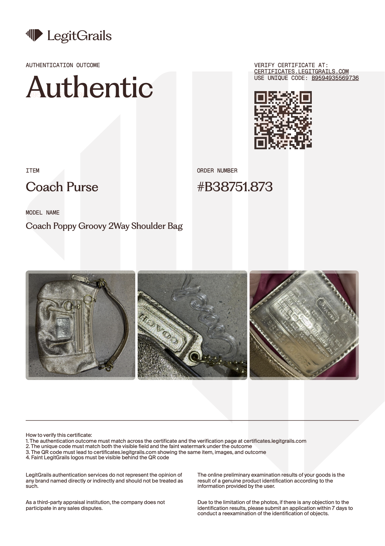 Coach Mini Poppy Groovy 2Way Bag