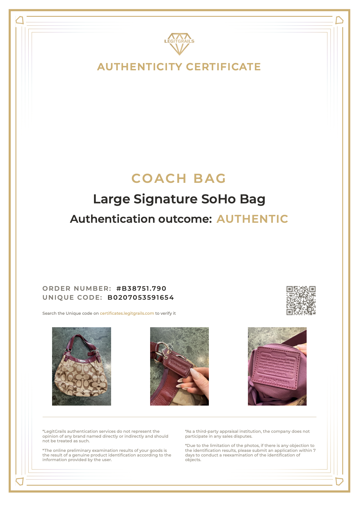 Coach Signature Soho Bag