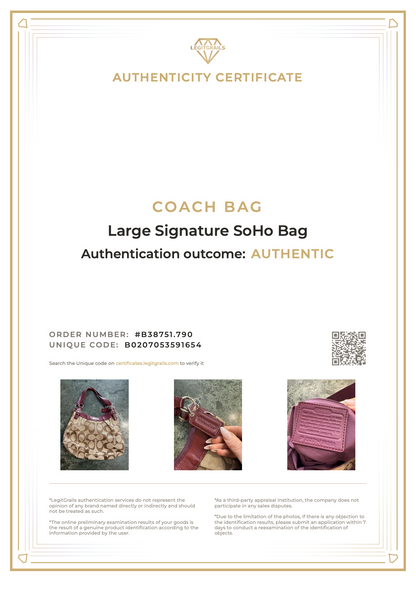 Coach Signature Soho Bag