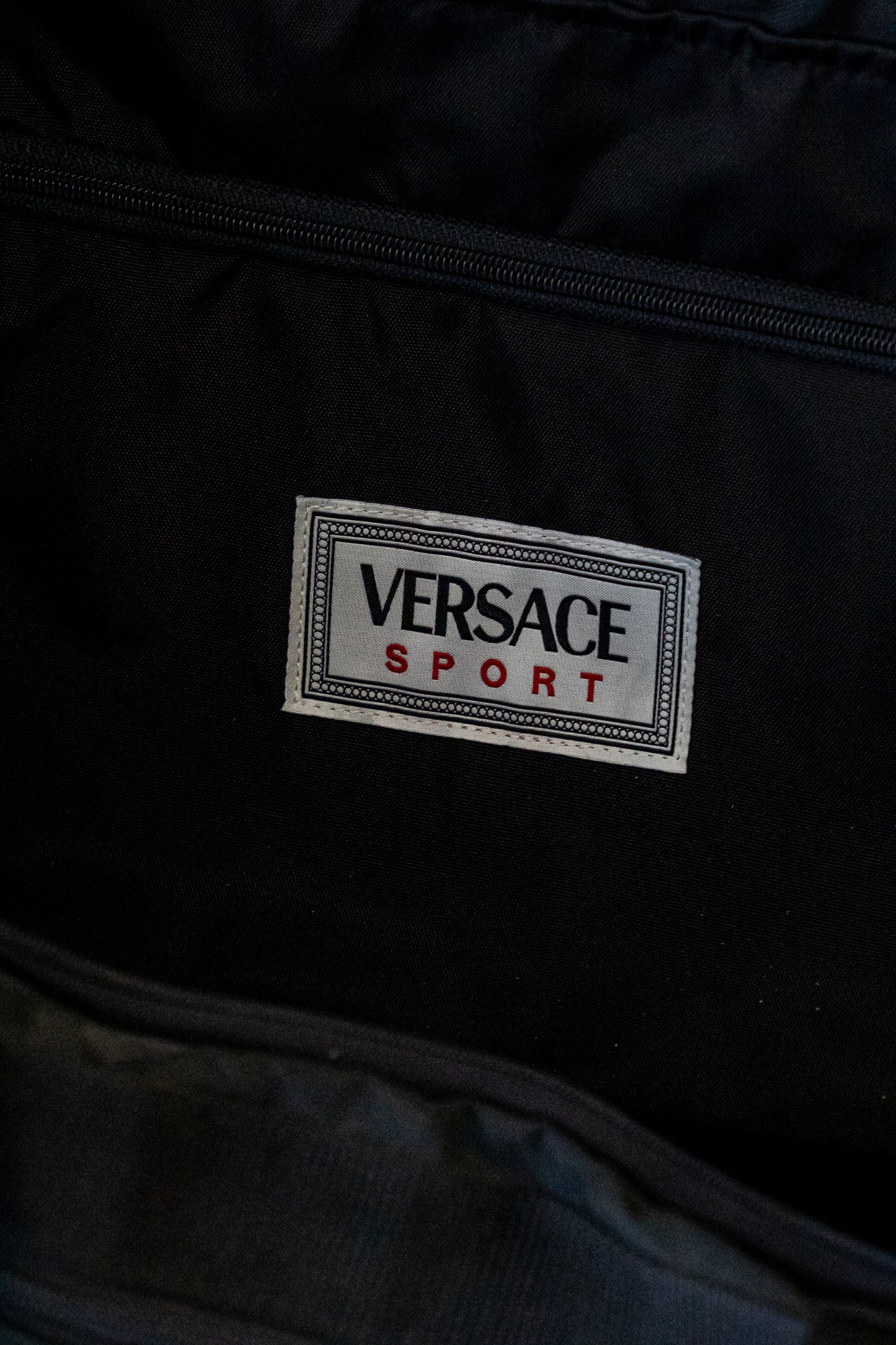 Versace Vintage Canvas Sports Duffle Bag