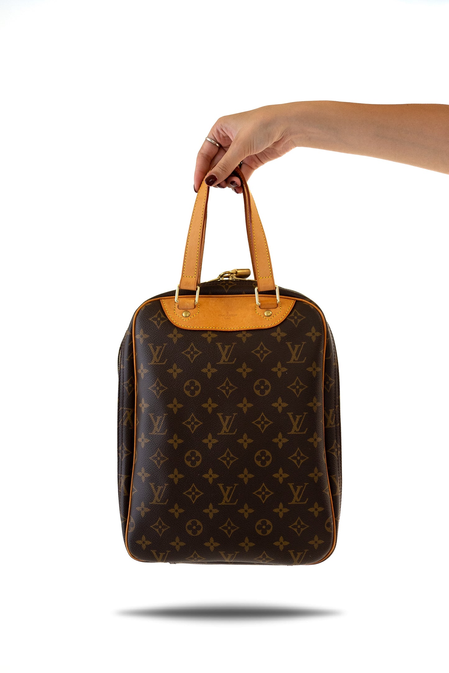 Louis Vuitton Brown Canvas Monogram Excursion Satchel Bag