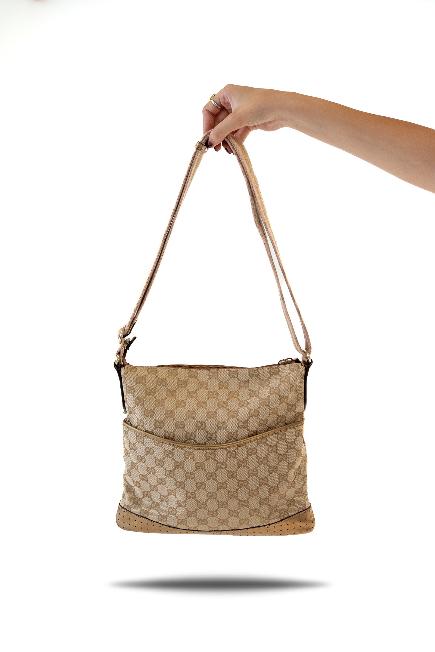 Gucci GG Crossbody Beige Bag