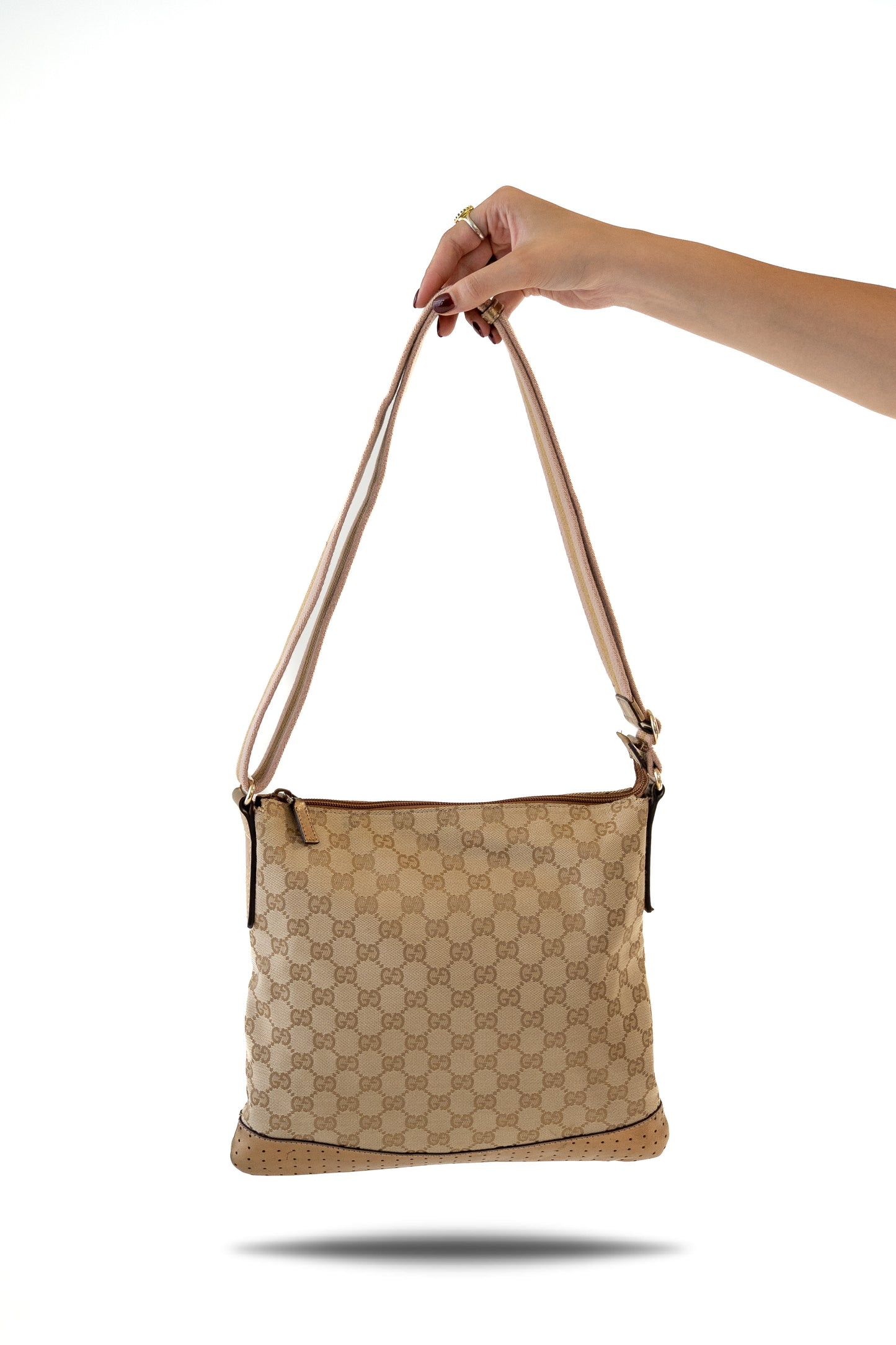 Gucci GG Crossbody Beige Bag